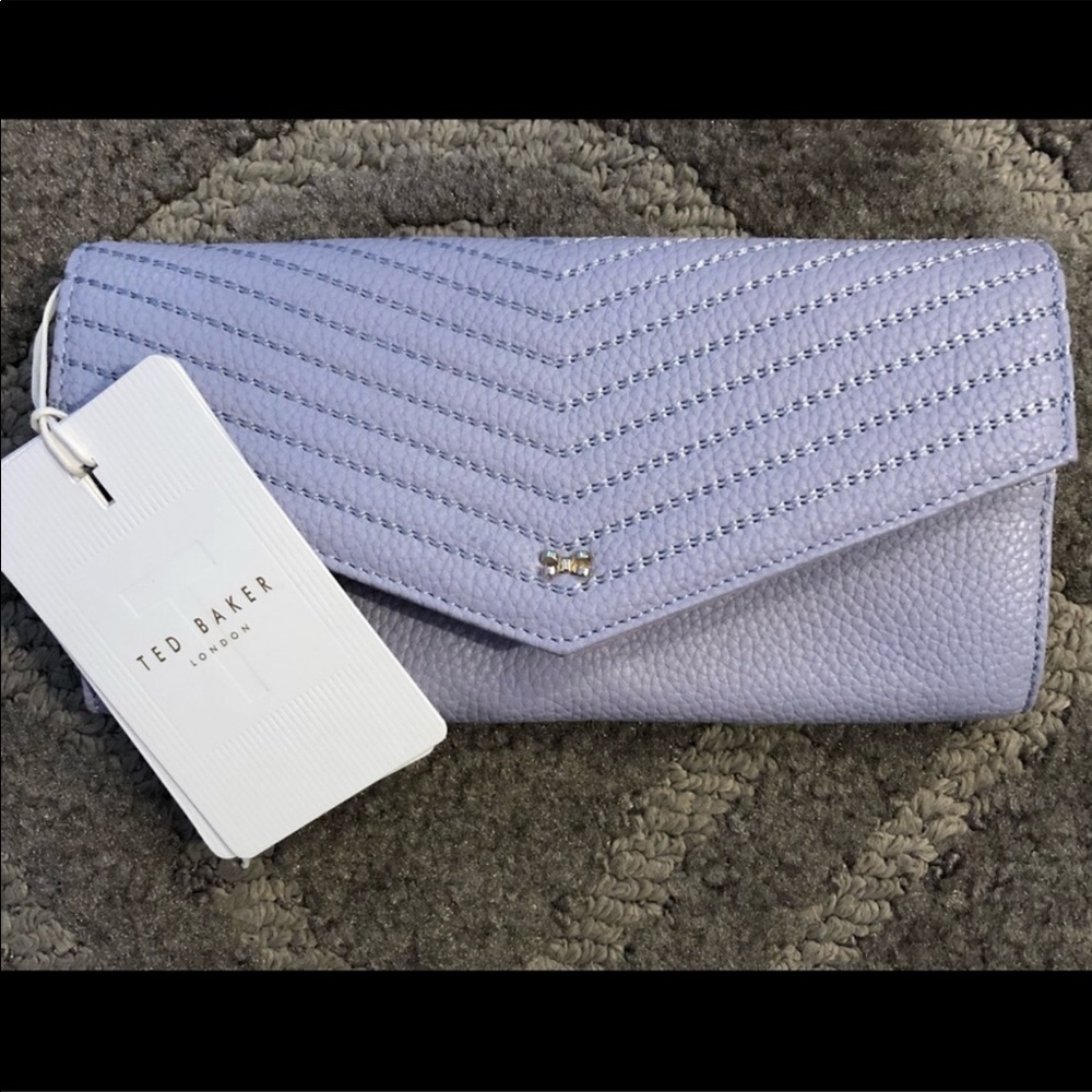 NWT Ted Baker Quilted Envelope Matinee Wallet